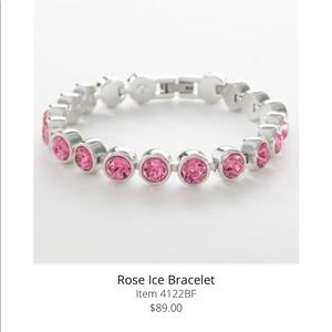 Touchstone by Swarovski Peony ice bracelet.